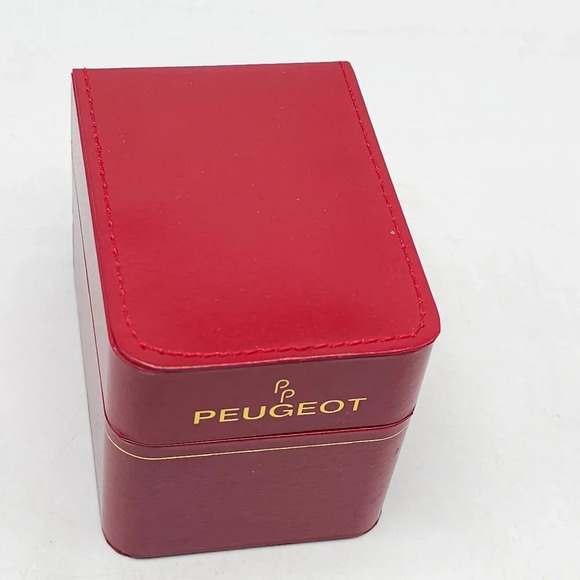 Peugeot Womens Green Dial Quartz Watch With Crystal Bezel & Leather Strap - Picture 4 of 6